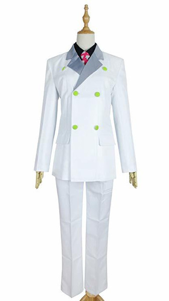 Tokyo Ghoul 13th Ward's Jason Yakumo Oomori White Suits Cosplay Costume