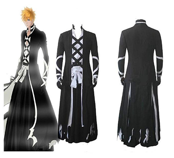 Bleac
8000
h Ichigo Kurosaki Cosplay Costume Suit For Kimono Coat Cosplay