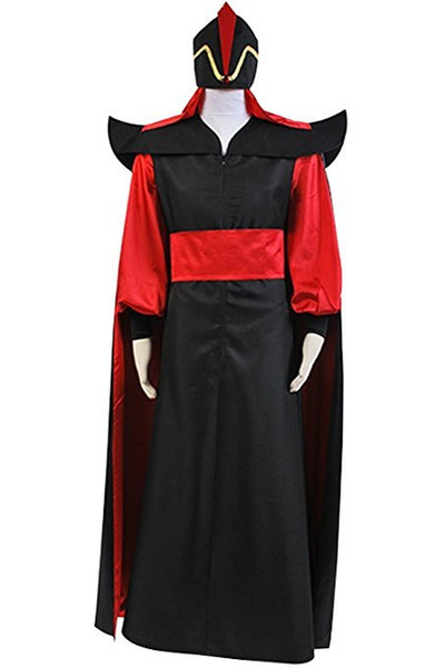 Aladdin Jafar Villain Cosplay Costume Outfit Full Suit