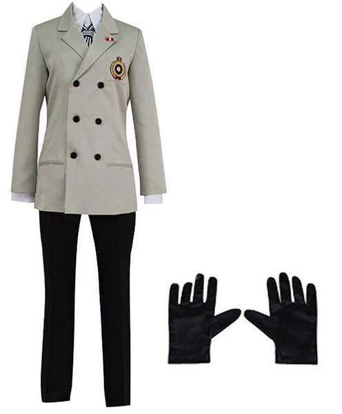 Persona 5 Goro Akechi Cosplay Costume School Uniform Halloween Suit