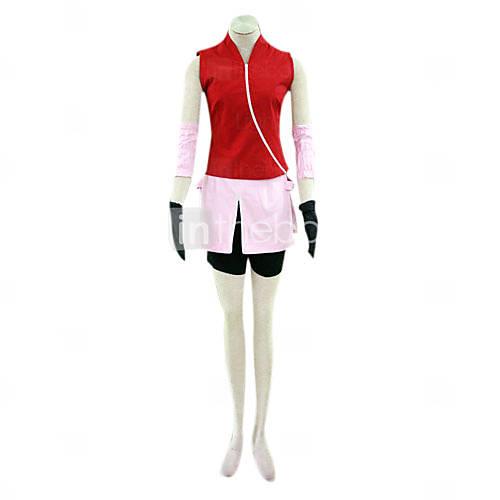 Cosplay anime costume Naruto - Haruno Sakura Cosplay costume 2 generations