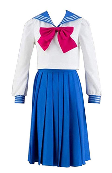 Sailor Moon Tsukino Usagi Mercury Cosplay Costume 4 Pcs Set