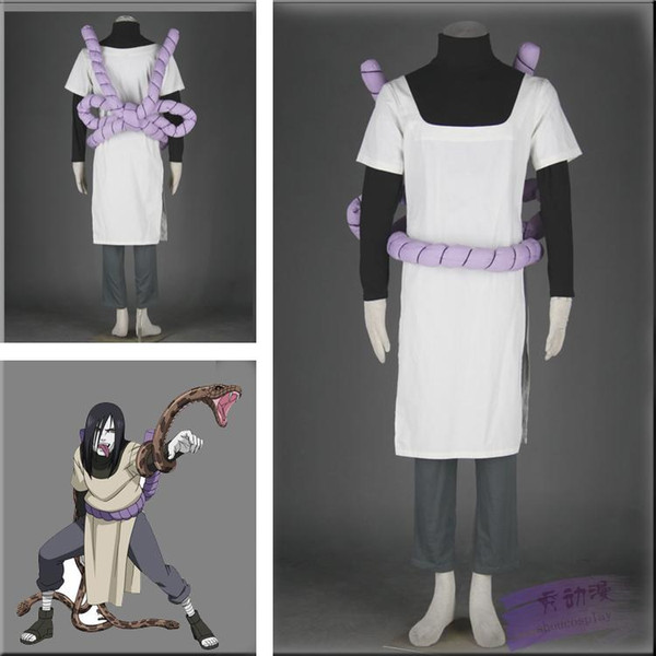 Cosplay costume Naruto big snake pill 1 generation hardcover cos show clothes