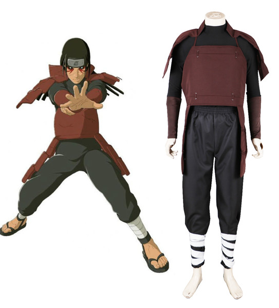 Naruto Shippuden, the first generation of Naruto, the hand-column battle, anime Cosplay men's clothing