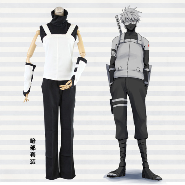 Naruto Cosplay clothes Naruto COS clothing full set Dark COS clothing Dark clothes set