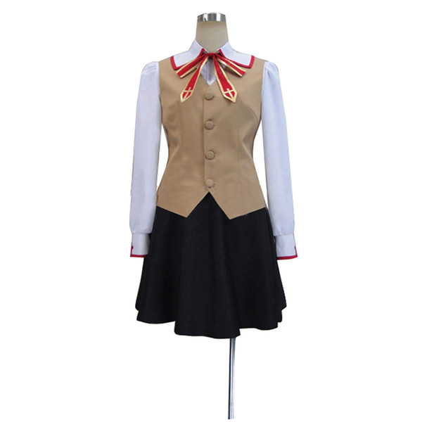 Fate stay night Rin Tohsaka School Uniform Dress Cosplay Costume