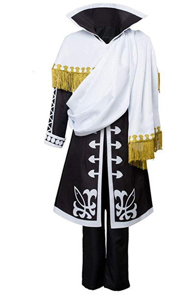 Fairy Tail Halloween Full Set Suit Uniform Zeref Dragneel Emperor Outfit Cosplay Costume