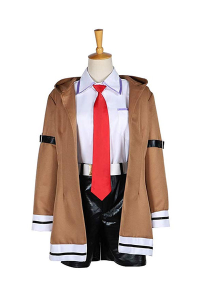 Steins Gate Makise Kurisu Cosplay Costume Uniform