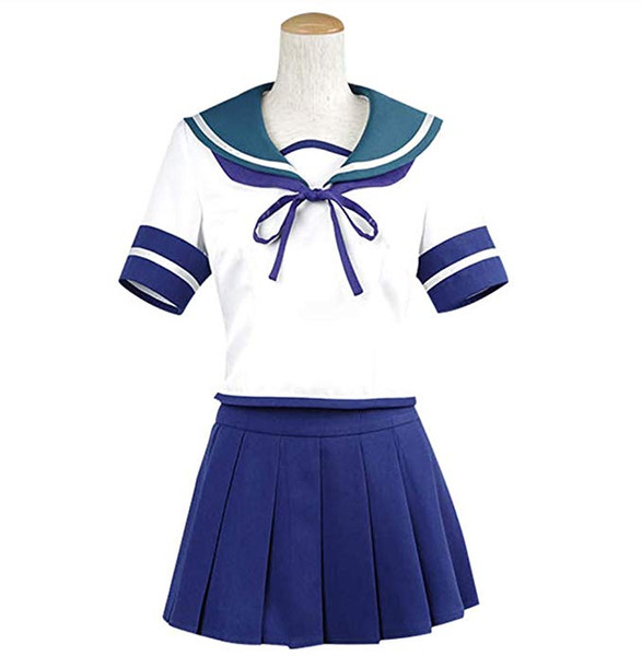 Kantai Collection Cosplay Costume Fubuki Sailor Suit