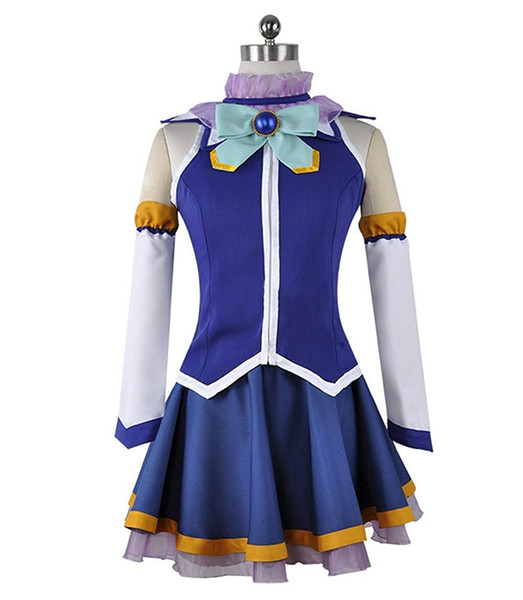 Kono Subarashii Sekai ni Shukufuku wo! KonoSuba God's Blessing Akua Aqua Cosplay Costume Halloween Costume Full Set