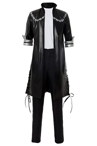 My Hero Academia Dabi Cosplay Costume Leather Outfit Uniform