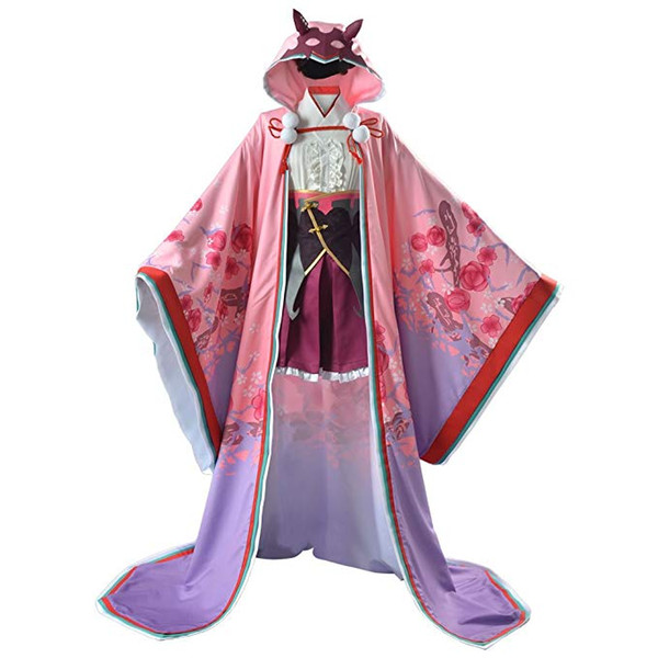 Fate Grand Order Osakabehime Cosplay Costume FGO Assassin Cosplay Kimono Dress