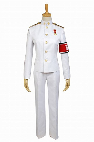 Danganronpa Kiyotaka Ishimaru Cosplay Withe Cosplay Uniform Jacket Coat Pants Outfit