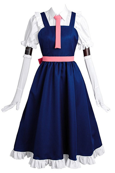 Kobayashi-san Chi No Maid Dragon Tohru Toru Cosplay Costume Outfit Dress Ball Gown Uniform Blue