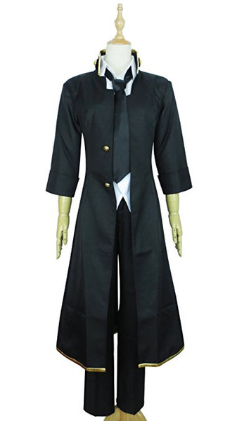 K Project Black Dog kurosuke Yatogami Kuroh Uniform Outfit Cosplay Costume