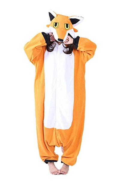 Animal Cosplay Costume New Fox Unisex Adult Pajamas