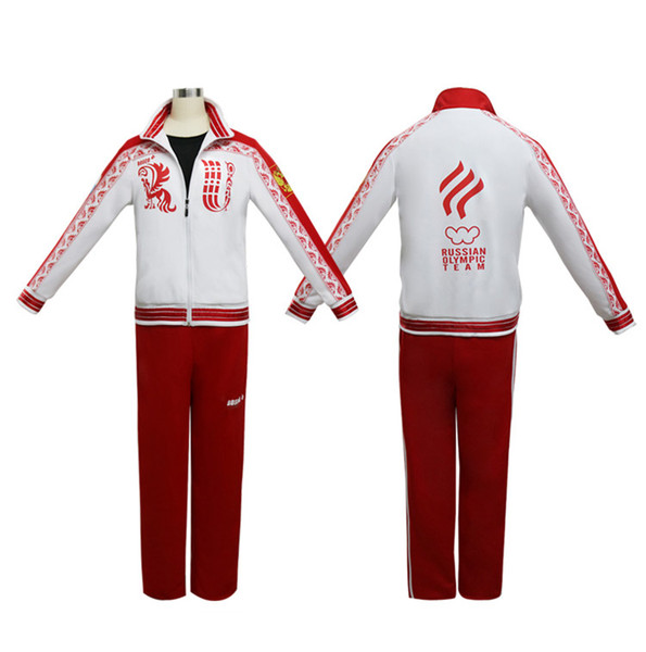 Yuri!! on Ice Cosplay Costumes Victor Nikiforov S
8000
port Suit halloween Jacket coat
