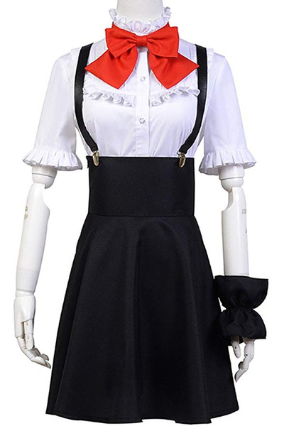 Dagashi Kashi Anime Shidare Hotaru Cosplay Costume Uniform Dress Full Set