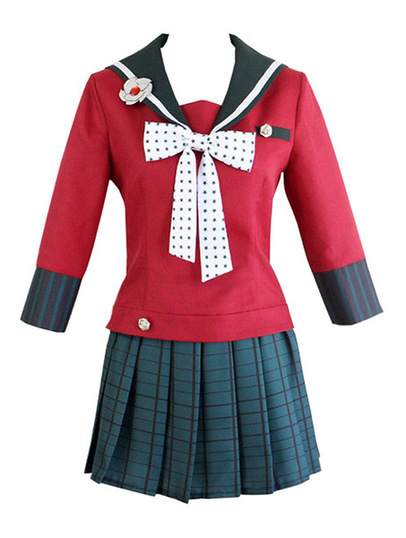 Danganronpa V3 Killing Harmony Harukawa Maki Nurse Red Sailor Uniform Cosplay Costume