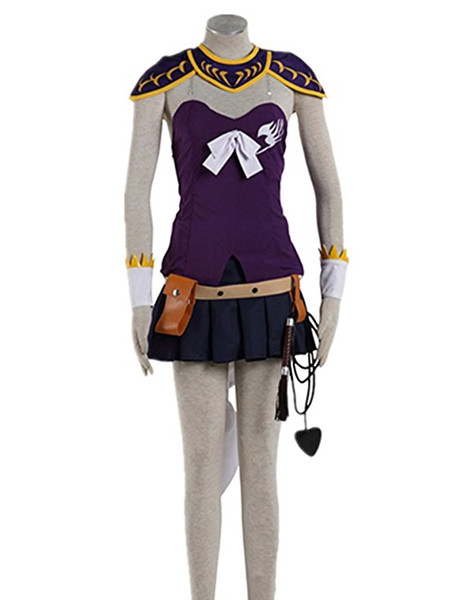 Fairy Tail Uniform Cosplay Costume-Lucy 8Pcs Set