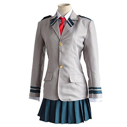 My Hero Academia Cosplay Ochako Uraraka High School Female School Unifrom