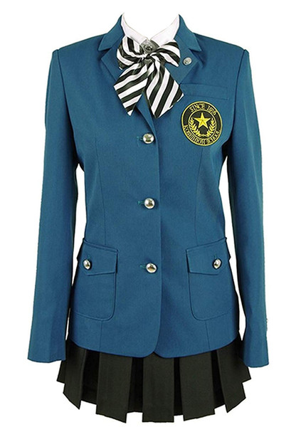 Persona 5 Tougou Hifumi Cosplay Costume School Uniform Halloween Suit