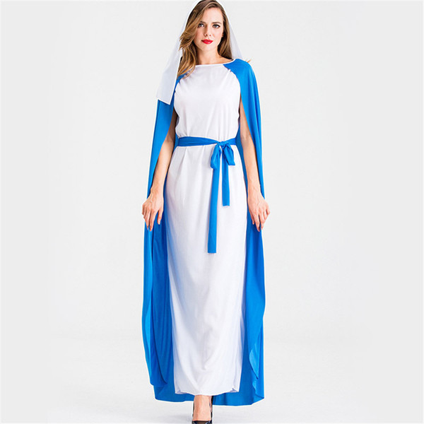 Cosplay Halloween Masquerade pharaoh cosplay halloween stage costume virgin mary costume