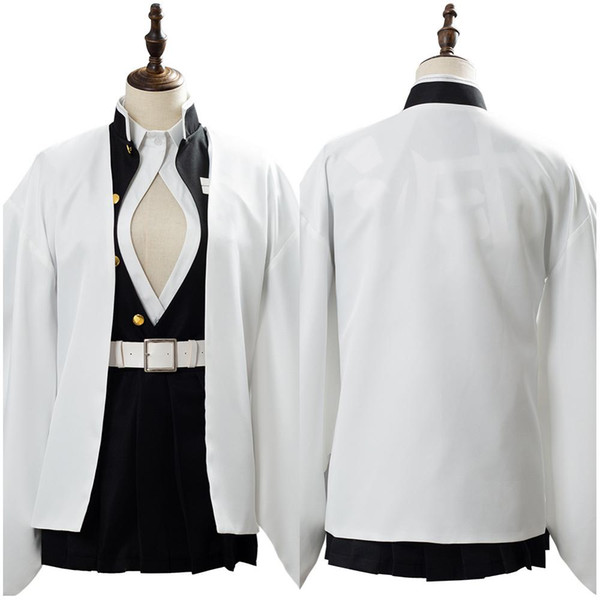 Demon Slayer Kimetsu no Yaiba Cosplay Kanroji Mitsuri Cosplay Costume Kimino Dress Halloween Uniform Cloak