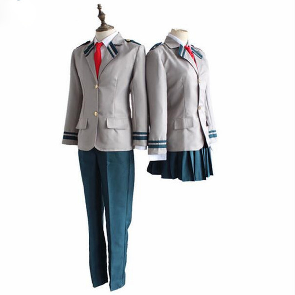 My Hero Cosplay Boku no Ochaco Hero Academia Uraraka Midoriya Izuku Anime Cosplay Costume Momo Yaoyorozu School Uniform