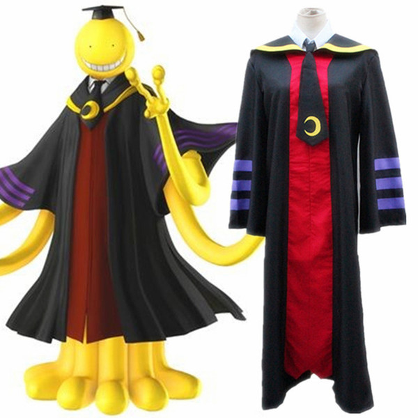 Korosensei costumes cosplay cloak Japanese anime Assassination Classroom clothing Masquerade/Mardi Gras/Carnival costumes supply from stock