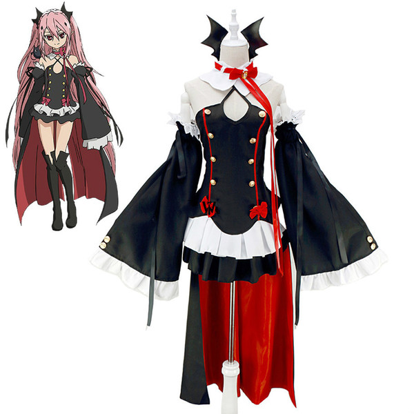 Owari no Seraph Of The End Krul Tepes Vampire Anime Costumes Hallowmas Halloween Uniform Dress Outfit Anime Cosplay Costumes