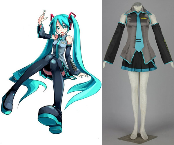 Vocaloid Hatsune Miku cosplay costume halloween