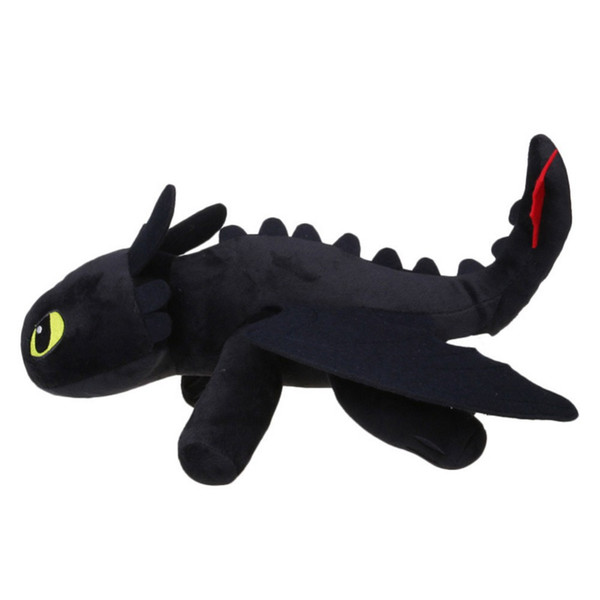 35cm How to Train Your Dragon Toothless Night Fury Soft Stuffed Animal Plush Toys Kids Gift Halloween Cosplay