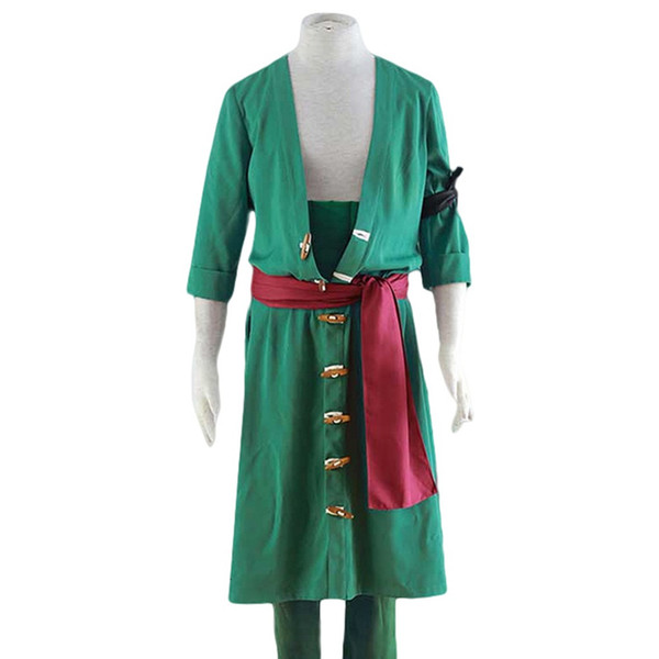 Anime One Piece Cosplay Roronoa Zoro Cosplay Costume Uniform Halloween Costume