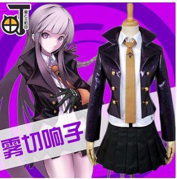 Wholesale-game Danganronpa cosplay Dangan Ronpa Kirigiri Kyouko cosplay costume for girls women Halloween party costumes