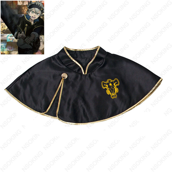 New Black Clover Cloak Anime Cosplay Asta Cloak Black Bull Cape Finral Roulacase Costume