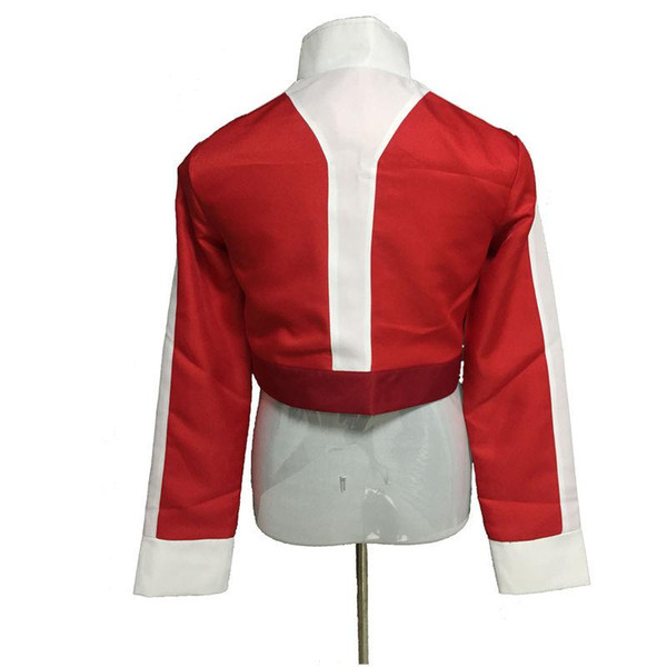 COSREA Anime Voltron : Legendary Defender Keith Cosplay Costume Red Jacket Halloween Woman Man Top Coat Outfit