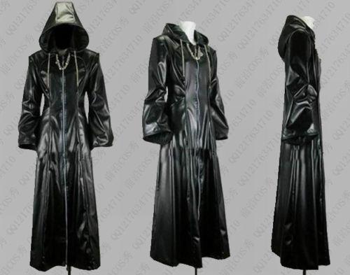 Kingdom Hearts II Organization XIII Coat Cosplay Costume custom made any size