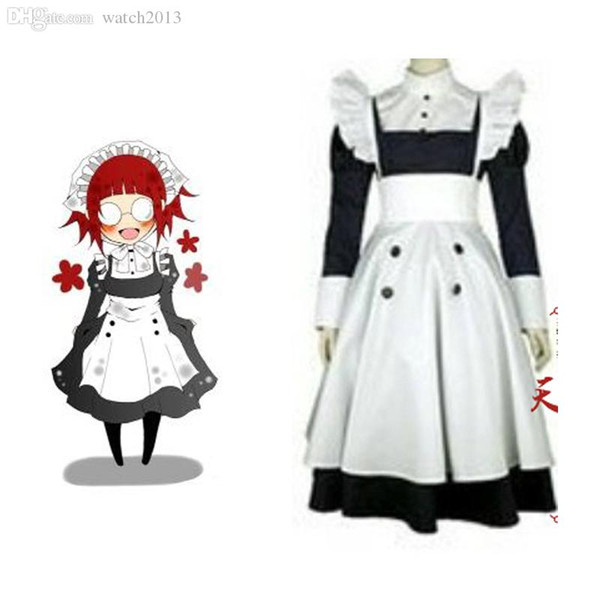 Black Butler Kuroshitsuji Mey Rin Cosplay Costume Custom Made