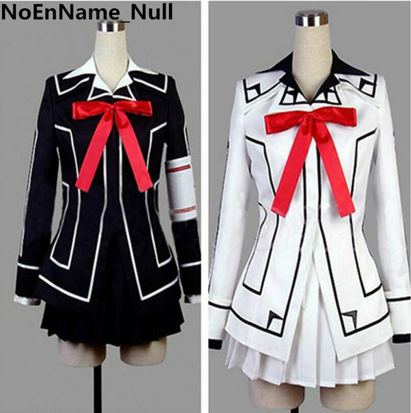 Vampire Knight Cosplay Costume Yuki Cross White or Black Womens Dress uniform