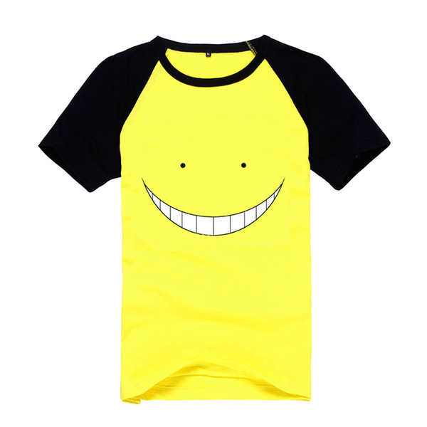 Assassination Classroom Korosensei Smile Face Cosplay T-shirt EU Size