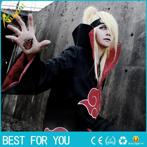 New Fashion Unisex Cosplay Costumes Japan Anime Naruto Itachi/Akatsuki Cosplay Robes Cloak Party Costumes