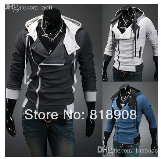 Wholesale-2015 Spring/Autumn assassins creed cosplay hoodies sweater jacket unisex mens or womens hoodies