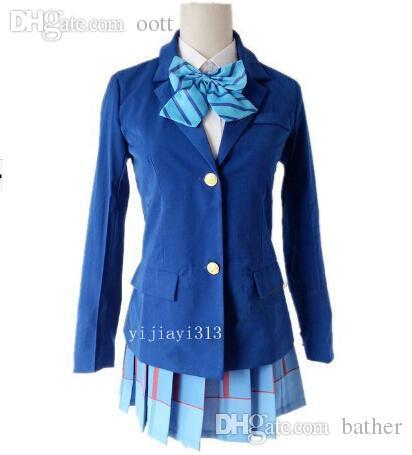 Wholesale-Hot Sale Girls New School Uniforms Anime Love Live Cosplay Costumes Girls Cute Peppy Japan Japanise Ladies Hot Costumes for Sale