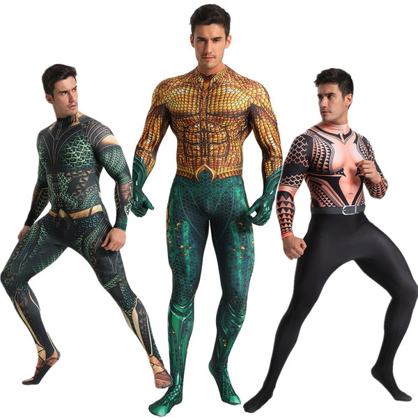 Aquaman Costume Cosplay Zentai Suit Costume