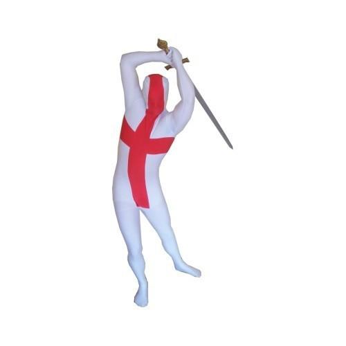 England Flag Lycra Spandex Pattern Halloween Costume Unisex Flag Zentai Suits S M L XL XXL