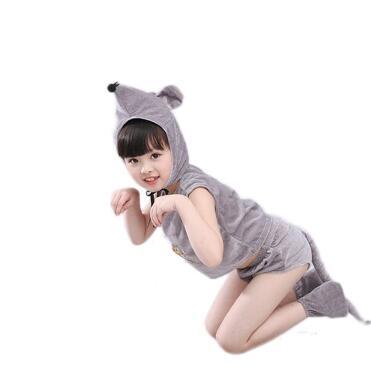 2019 New style children Cosplay Mouse Animal perform clothing Boys and girls Dance Conjoined clothes