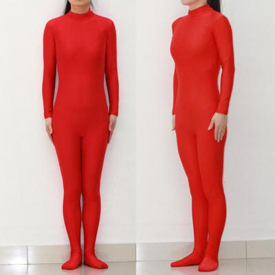 (LBS008) Sexy Lycra Spandex Red Unisex Party Leotard Catsuit Halloween Cosplay Costume Fetish Zentai Suits Wear