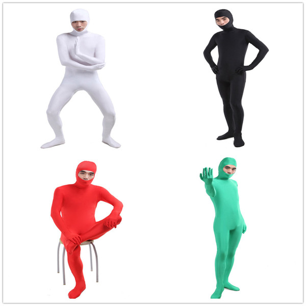 Lycra open face zentais suits costume halloween costumes