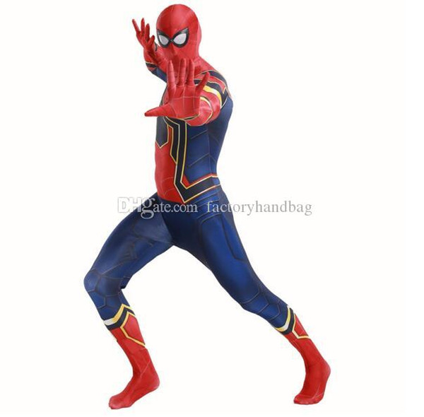 Halloween cosplay Superhero costume 3D digital print tights Zentai anime extraordinary Returning steel spider Spiderman tights jumpsuit